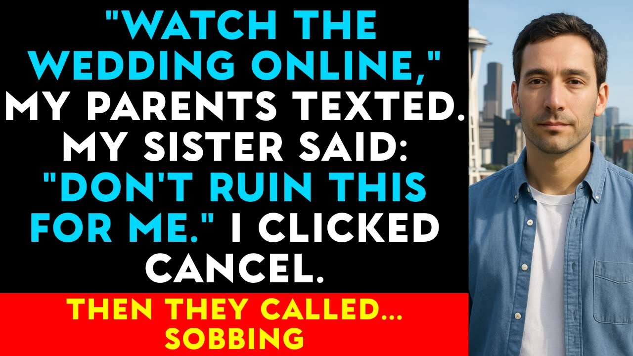 “Watch Your Sister’s Wedding Online,” My Parents Texted — So I Stepped Back and Watched It Fall