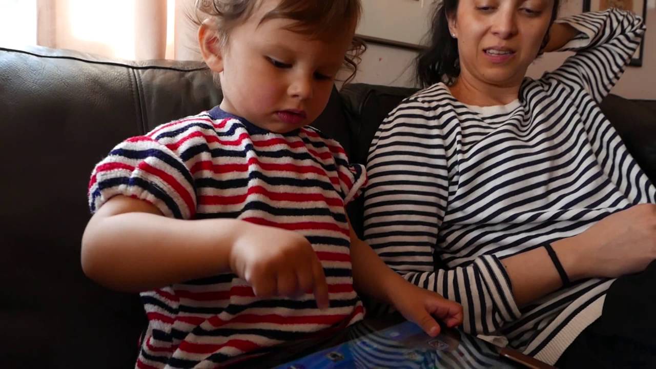 Adam och Sara med Ipad