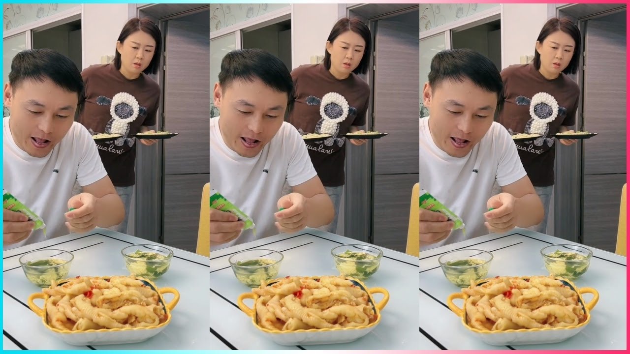 Kitchen Mind Games: Who Stole the Best Piece?! 🍤😆