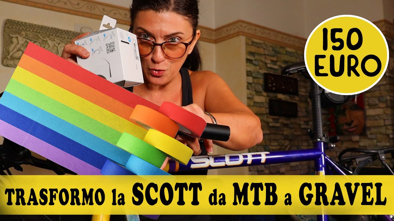 Conversione MTB Scott vintage in Gravel con 150 Euro! From MTB to Gravel, episodio 1
