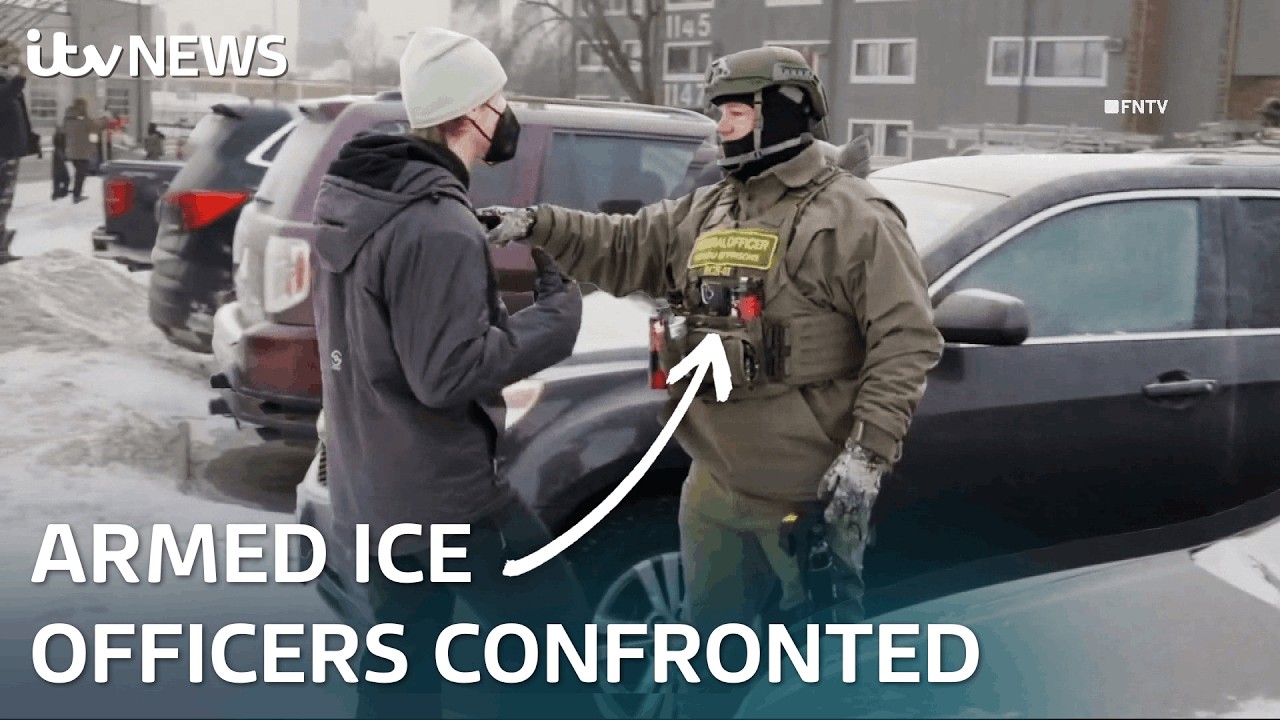 We filmed at the scene of the latest Minneapolis ICE raid | ITV news