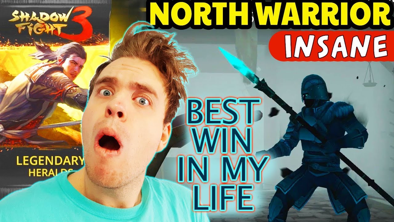 Shadow Fight 3. INSANE North Warrior - HARDEST Boss in Shadow Fight 3. AWESOME Legendary Pack!