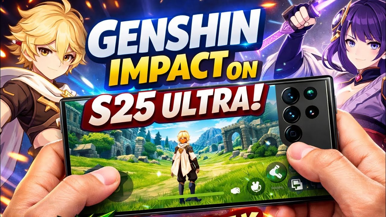 Samsung S25 Ultra Gaming Test | Genshin Impact Max Settings. Part 1
