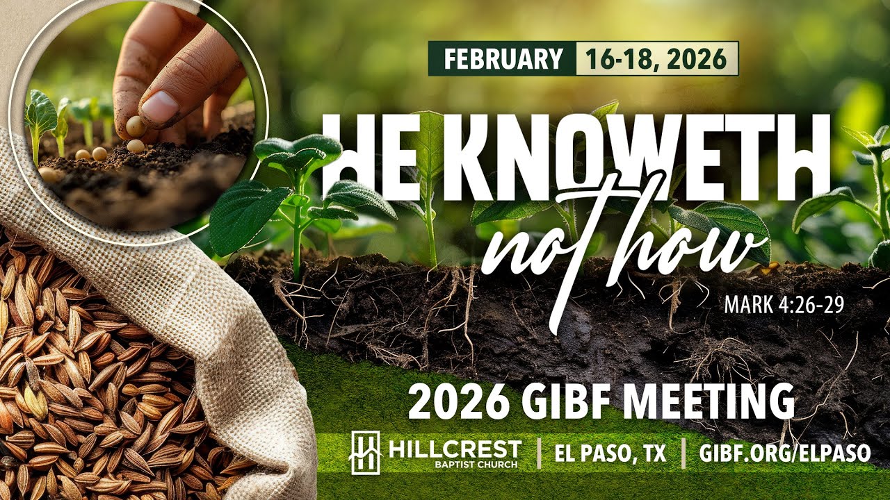 You're invited to the Spring 2026 GIBF Meeting in El Paso!