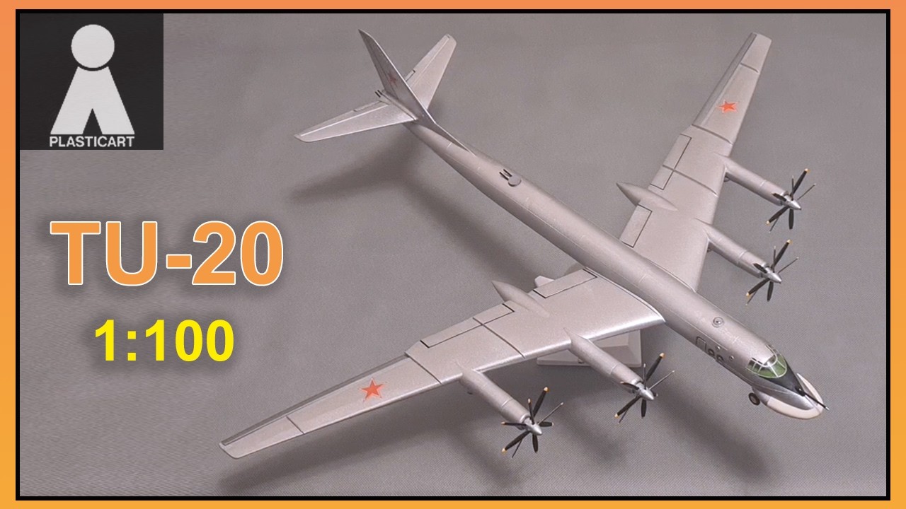 TU-20 (Ту-95КД) от VEB Plasticart - полная пошаговая сборка!
