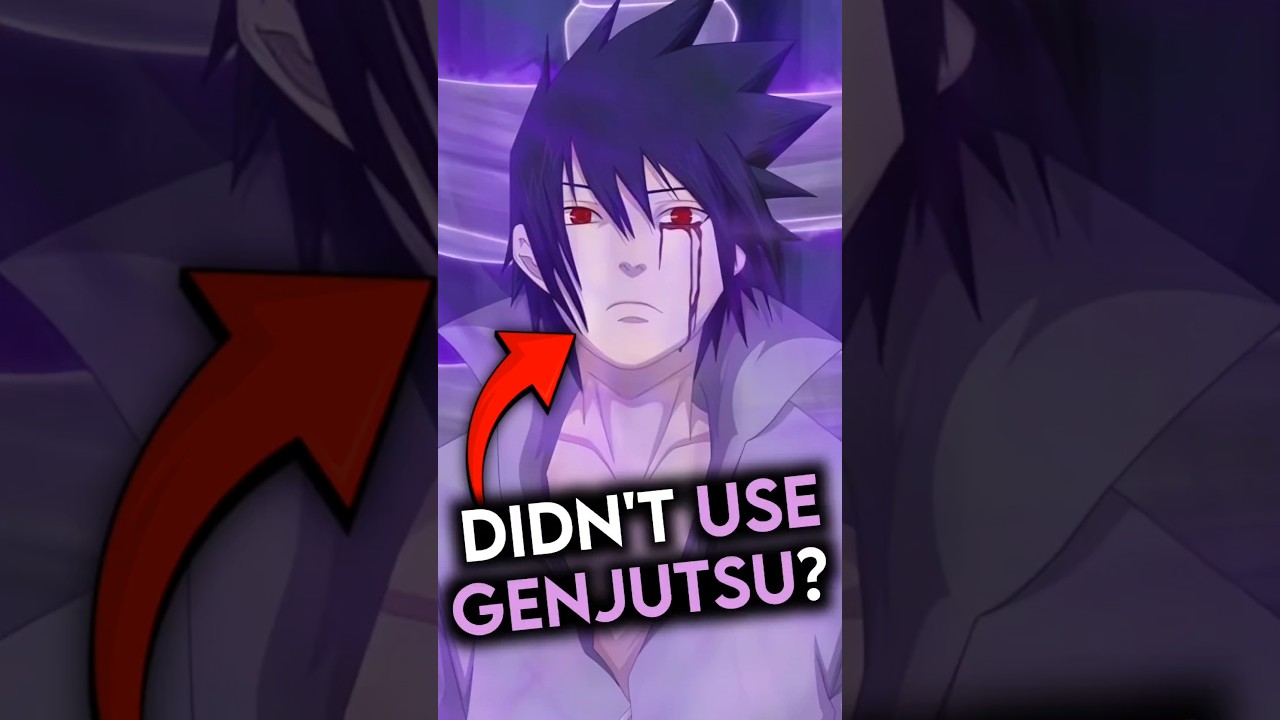 Why Sasuke Never Uses Genjutsu Against Naruto in their fights!