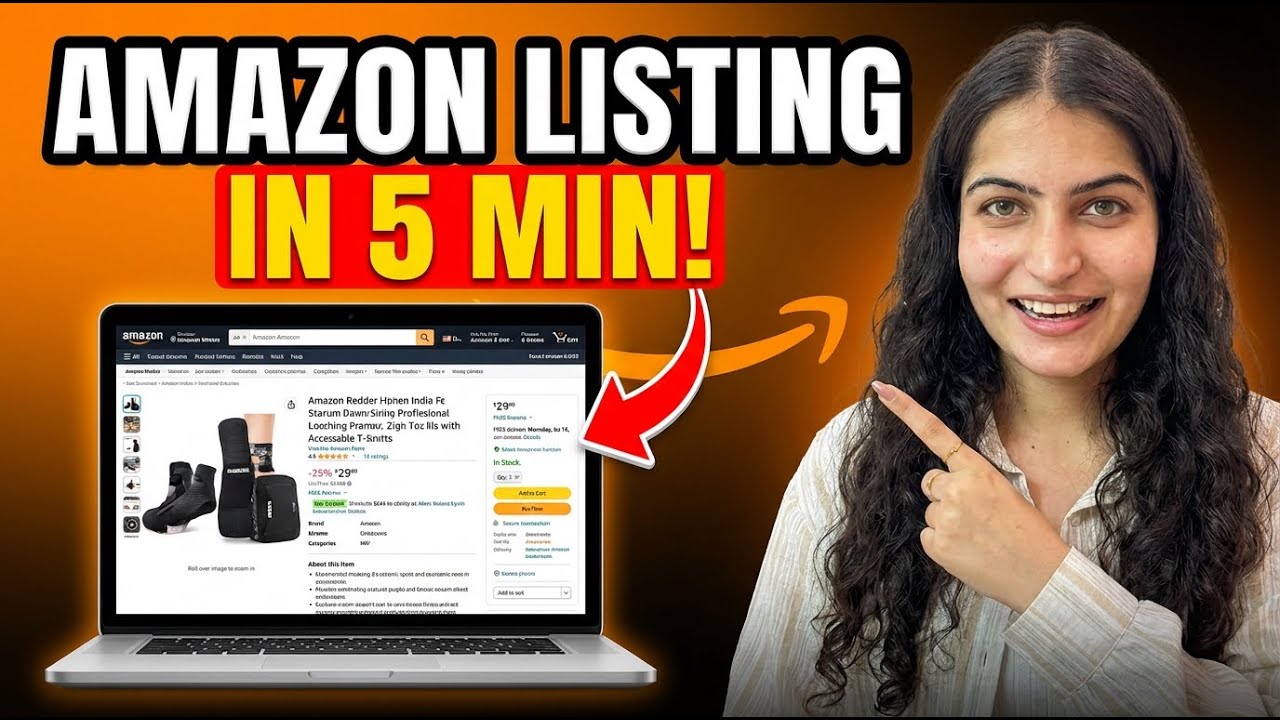 Create Amazon Listing Using AI in 5 Minutes | Upload Images & Auto-Generate Listing