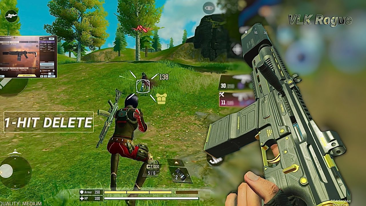 THE 1- HIT DELETE VLK ROGUE GUNSMITH INSANE!! | BEST VLK ROGUE GUNSMITH CODM BR | CODM BR GAMEPLAY 
