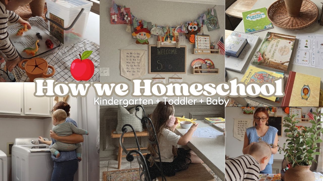 📚How We Homeschool | Daily Rhythm, Ways to keep Toddler Busy (Newbie Homeschool Mom)
