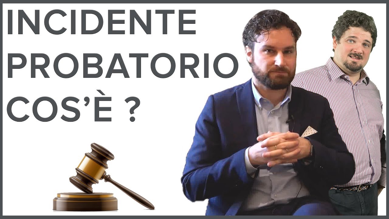 🔝 👨🏻&zwj;⚖️ Incidente Probatorio : cos'&egrave; ? con avv Francesco Piccaglia De Eccher e ing Delaini