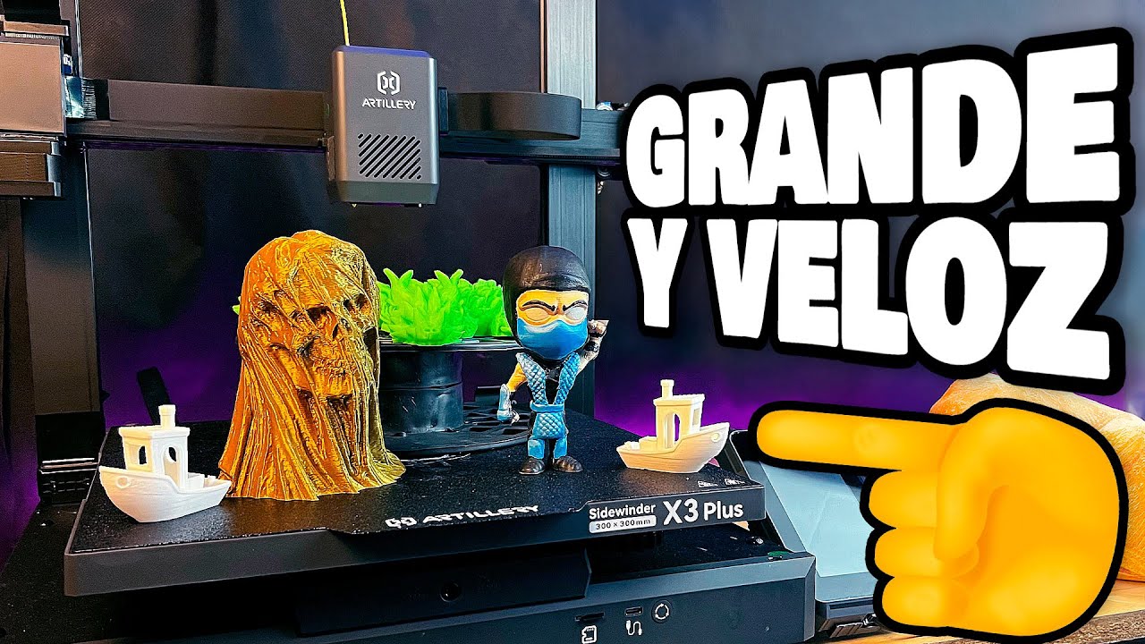 Artillery Sidewinder X3 Plus - UNBOXING, CONFIGURACION y REVIEW! ( Impresion 3D)
