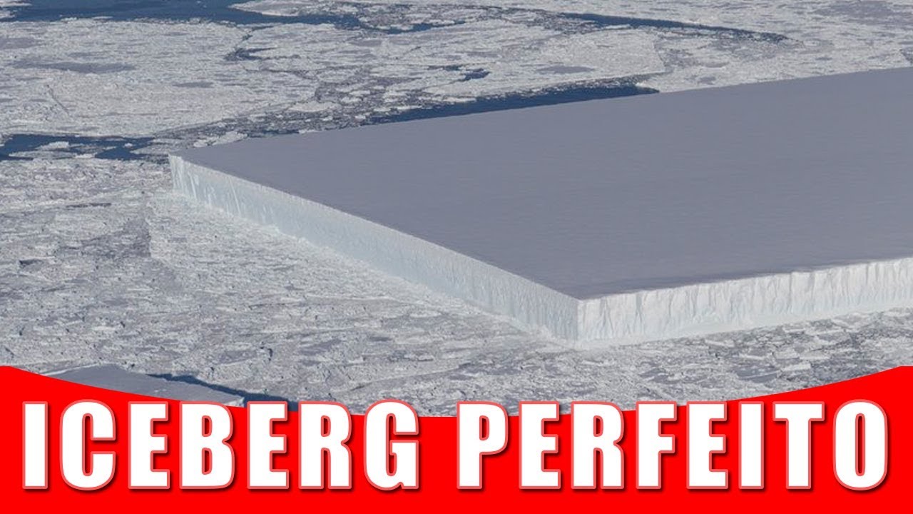 Foto da NASA Revela Bloco Iceberg Perfeito na Antártida | AstroPocket News