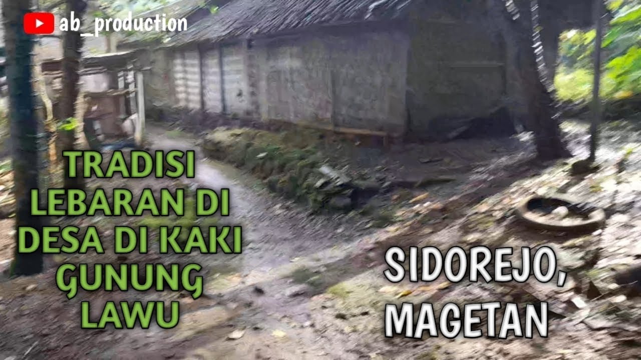TRADISI LEBARAN DI PEDESAAN DI KAKI GUNUNG LAWU || PESONA DESA SUMBERSAWIT