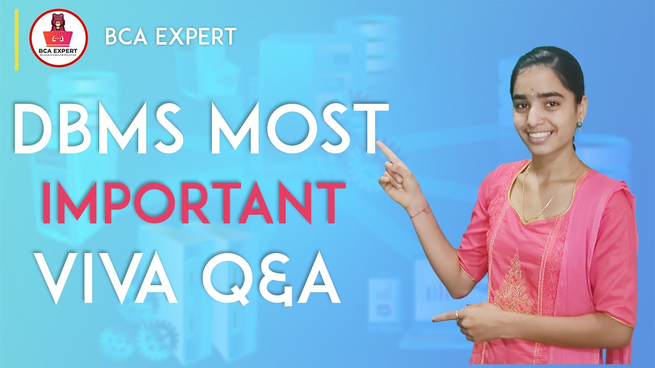 DBMS MOST IMPOERTENT QUESTIONS WITH ANSWERS FOR VIVA