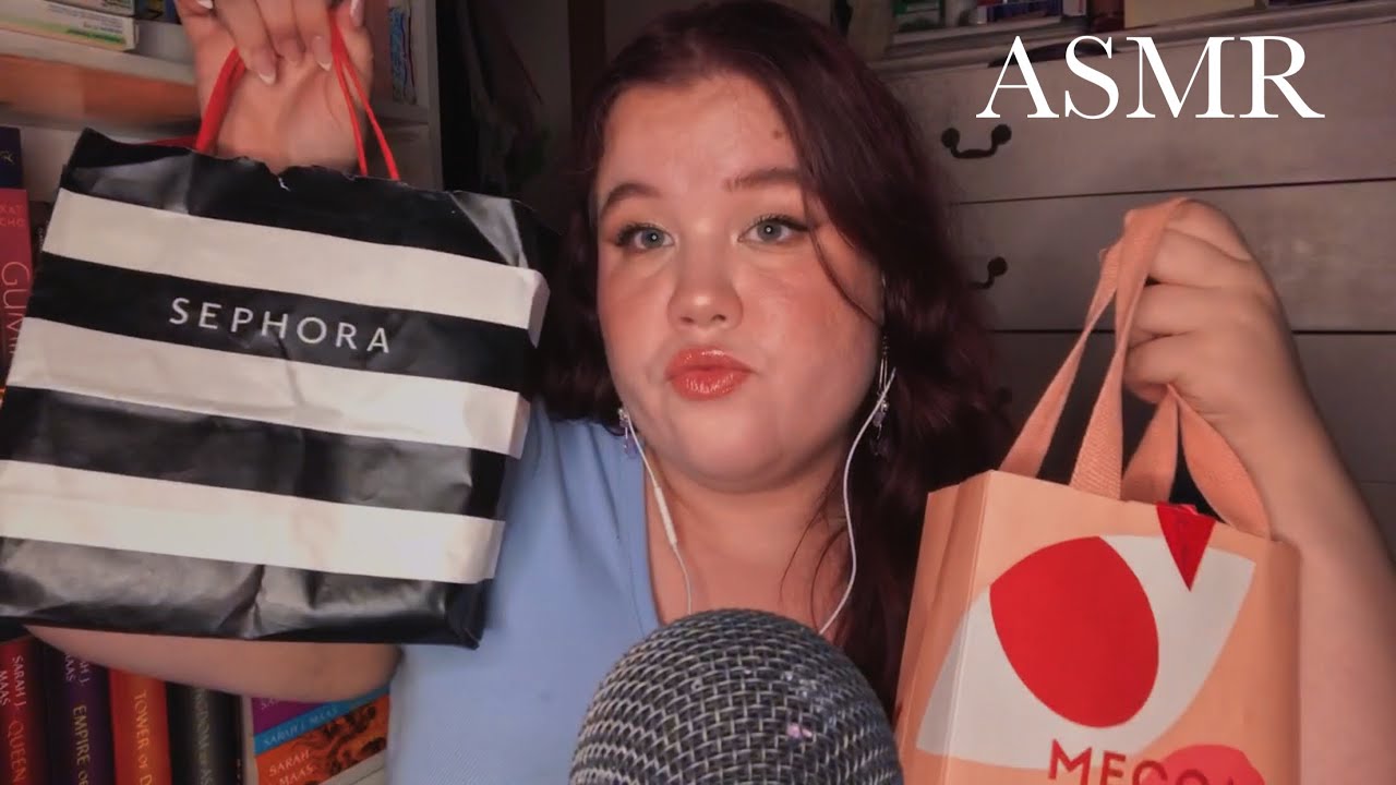 ASMR Makeup Haul Pt 1 (High End) ✨💕