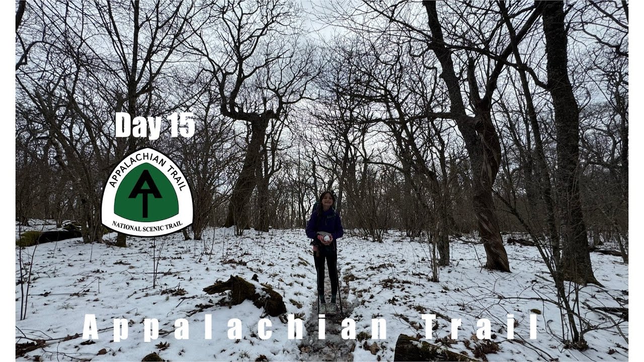 Appalachian Trail 2025 | Day 15 | It’s a Winter Wonderland #hiking #backpacking