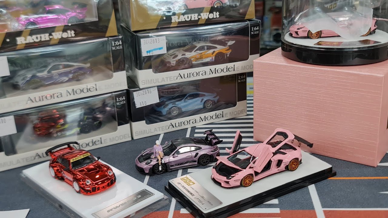 Ver2 Weekly Ep6 5 x Aurora GT3 RS! TopArt F40 & PGM Lamborghini LBWK LP700 w Complete Opening Parts!