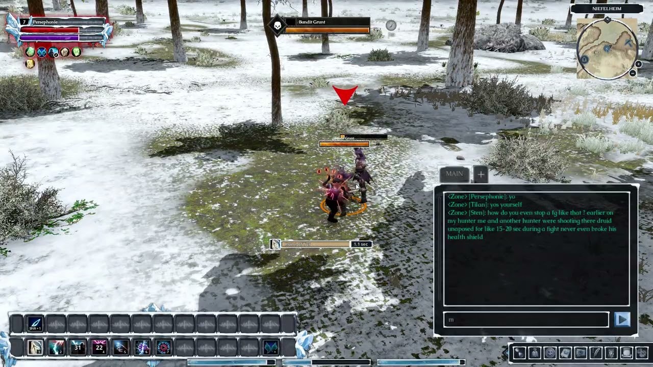 Camelot Unchained beta: Warlock damage example