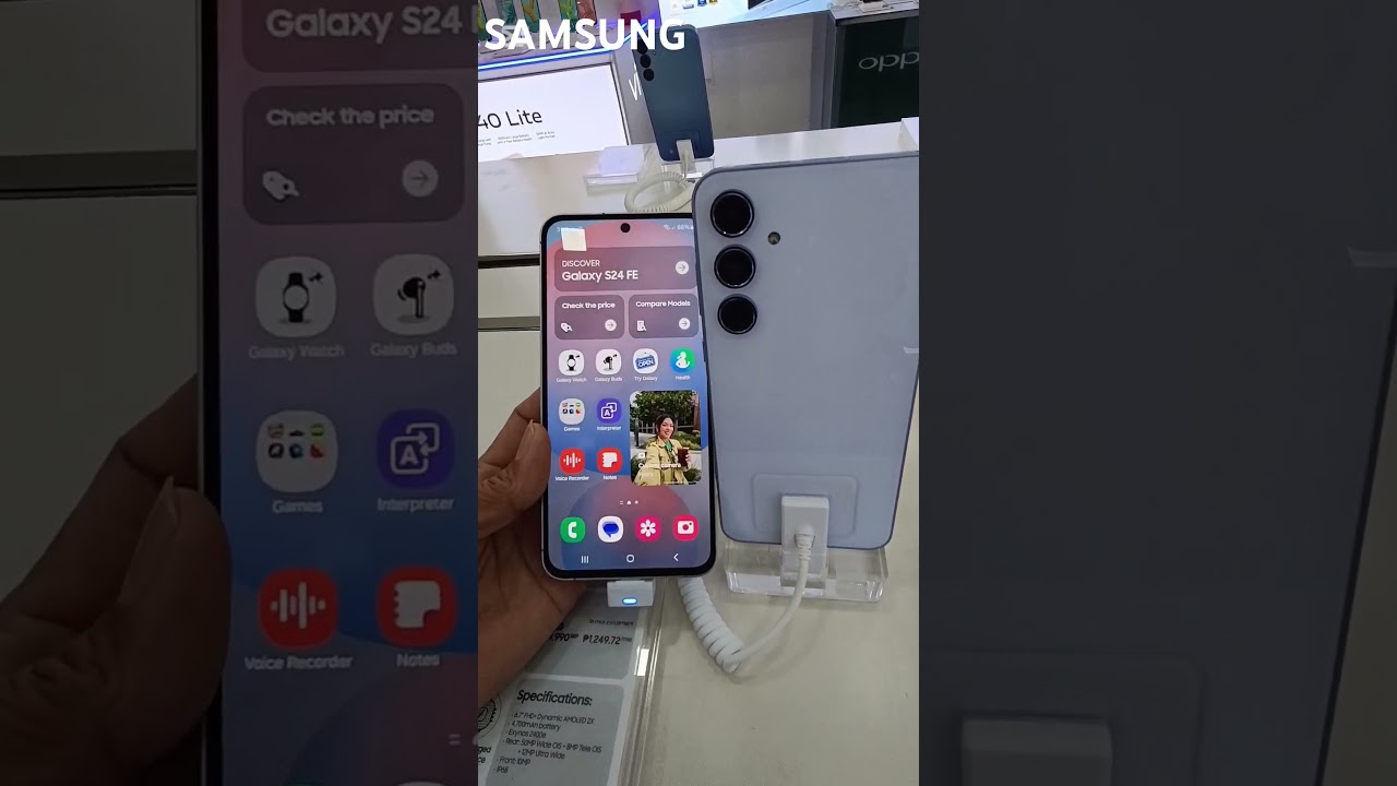 Galaxy S24 FE Vs Galaxy A55 5G Awesome Color #samsung