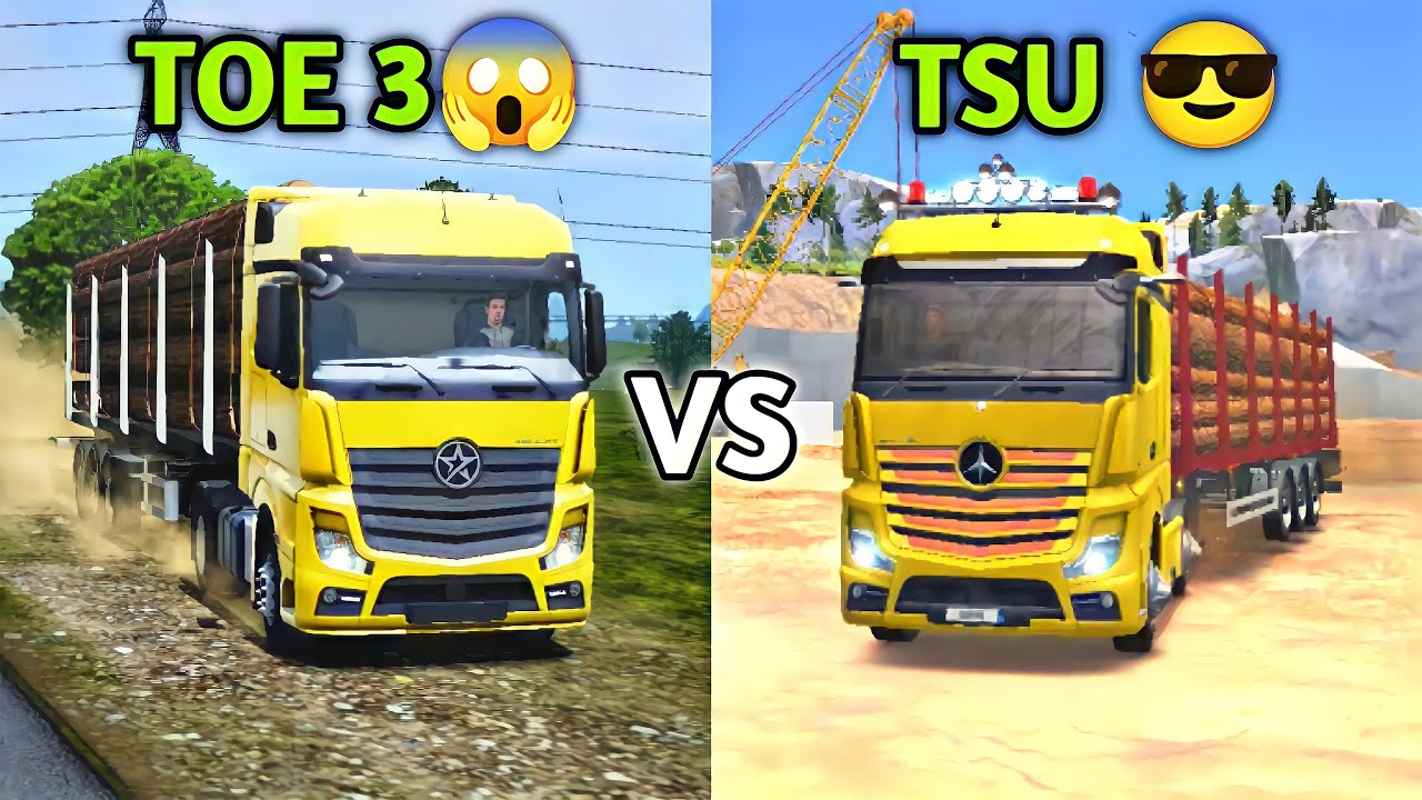 🚚Best Comparison Between Truckers Of Europe 3 With Truck Simulator Ultimate  🏕 | Truck Gameplay