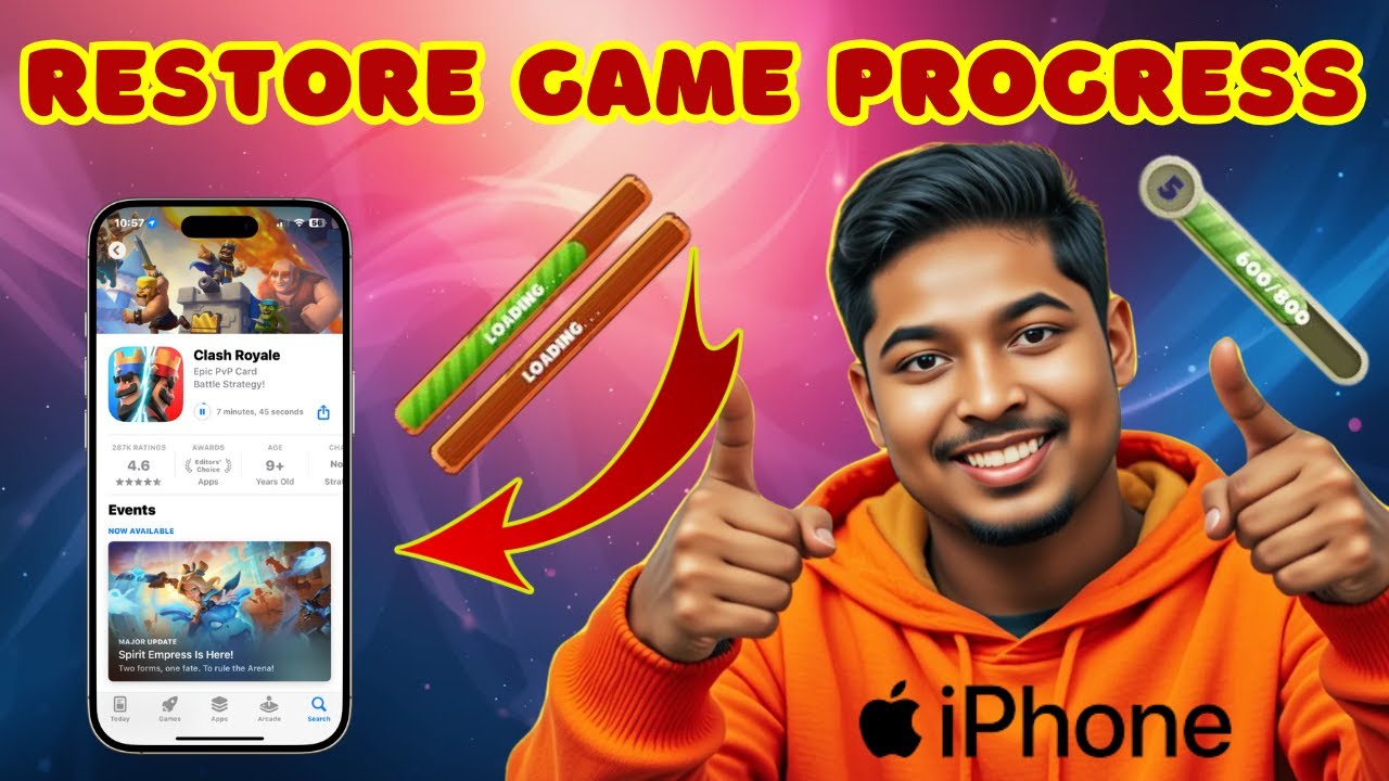 How To Restore Game Progress On iPhone - Quick Tutorial