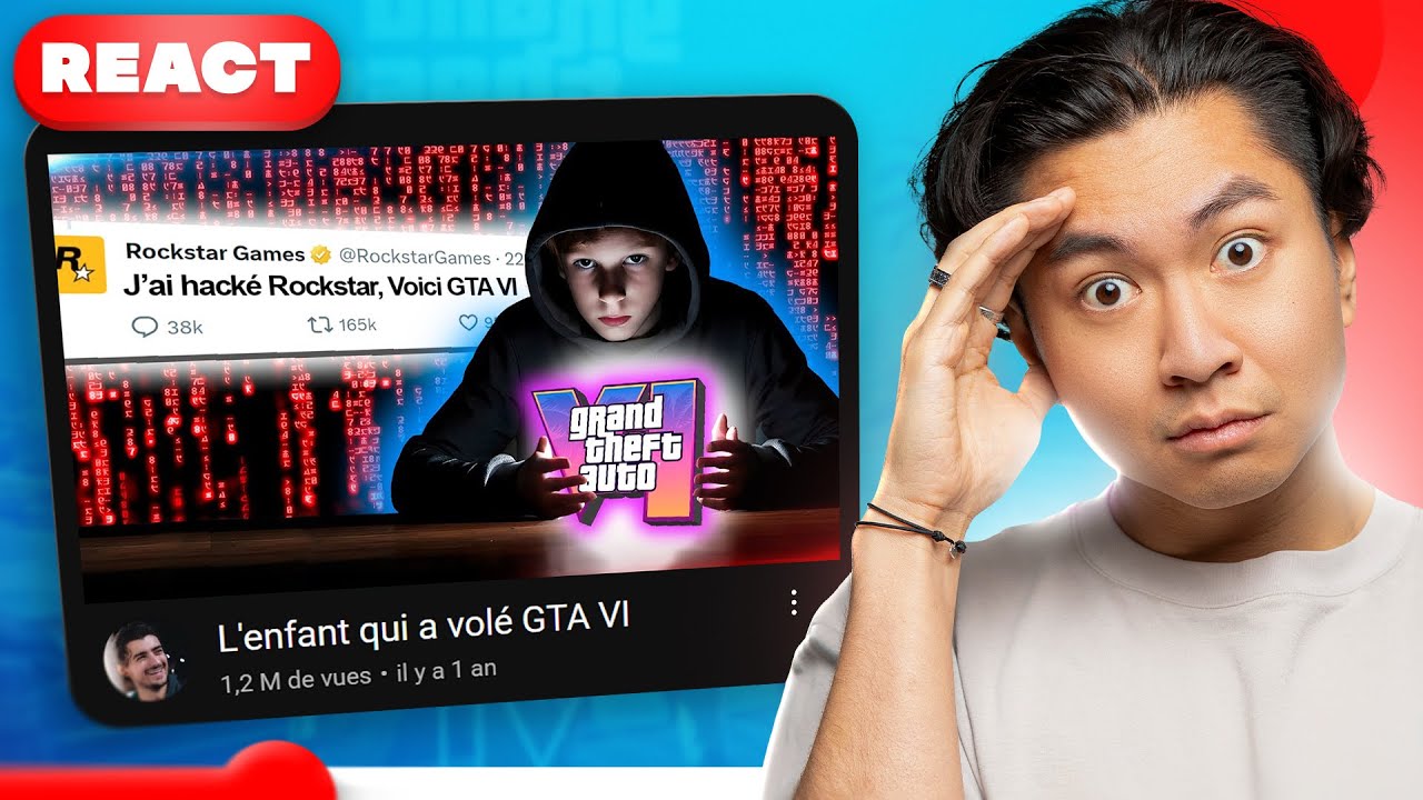 JE RÉAGIS À L'ENFANT QUI A PIRATÉ GTA VI (Rediffusion)