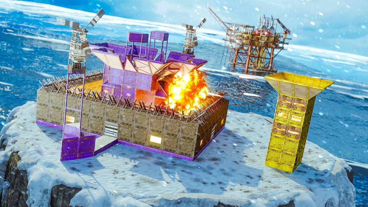 10,000 Hour Solo Force Wipe on an Overpowered Snowy Island &ndash; Rust