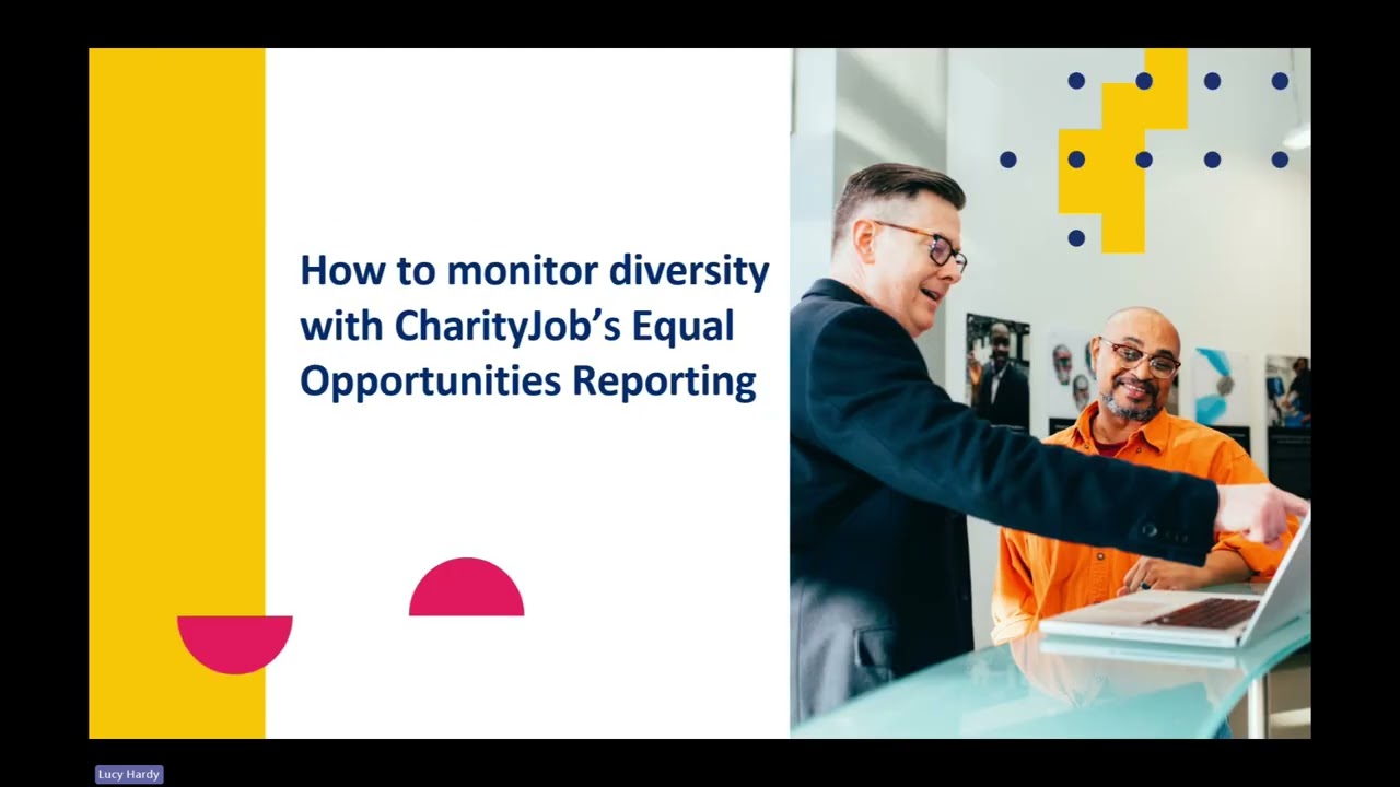 Promoting Equal Opportunities with CharityJob: Webinar