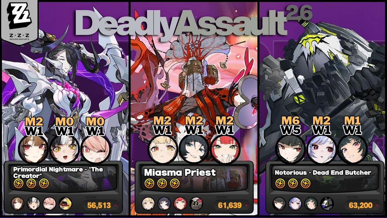 Same Three Teams, Same(ish) Score 🤣 - 181,352 Score | Deadly Assault 2.6 [Zenless Zone Zero]