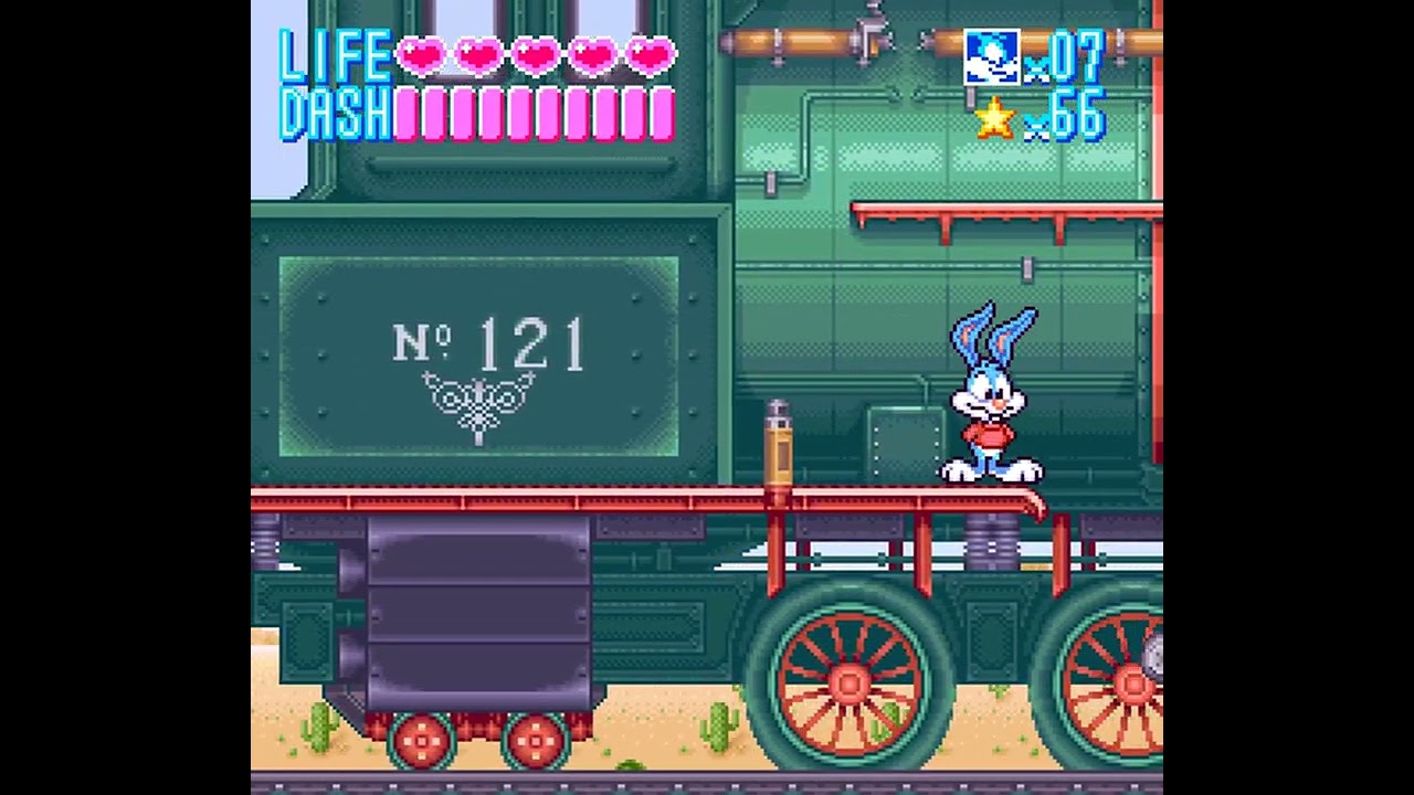 Tiny Toon Adventures: Buster Busts Loose! (SNES) Longplay - No Damage