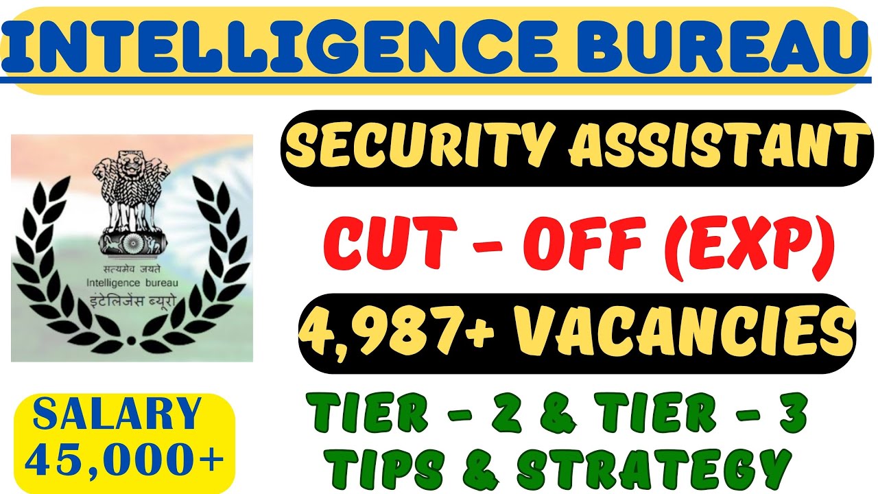 IB Security Assistant | Expected Cut-off | Tier 2 & Tier 3 Preparation Tips | 4,987 VACANCIES🔥