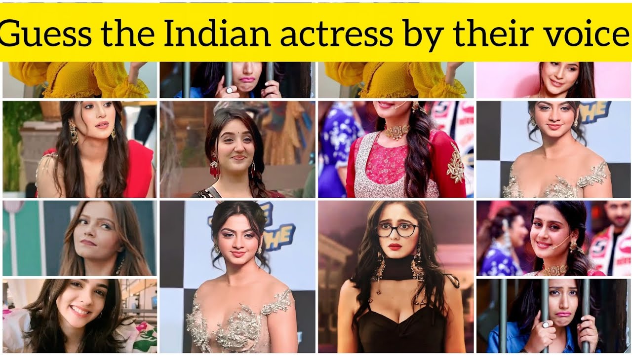 Guess the Indian tv actress by their voice #99%fail #youtube #celebritynews 