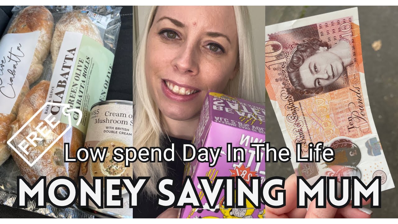 BUDGET day in the life of a *MONEY SAVING MUM* Money saving tips & freebies. Low spend UK mum vlog!