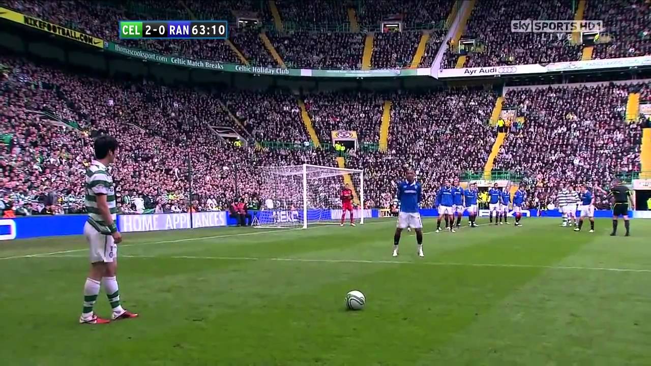 Celtic 3 v oldco rangers 0.  2nd half.