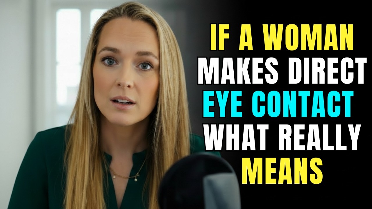 When a Woman Locks Eyes With You — Here’s the Hidden Message