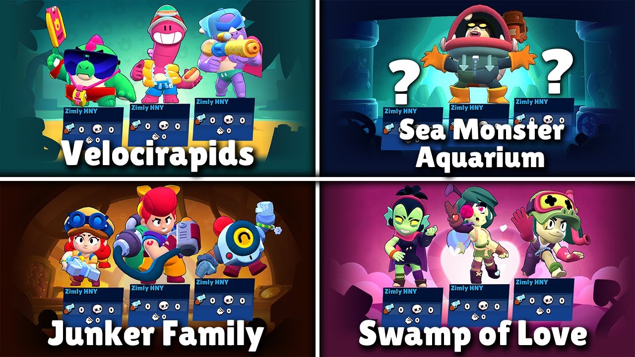 All 39 Trios Losing & Winning Animations | Glowbert, Pierce in Brawl Stars
