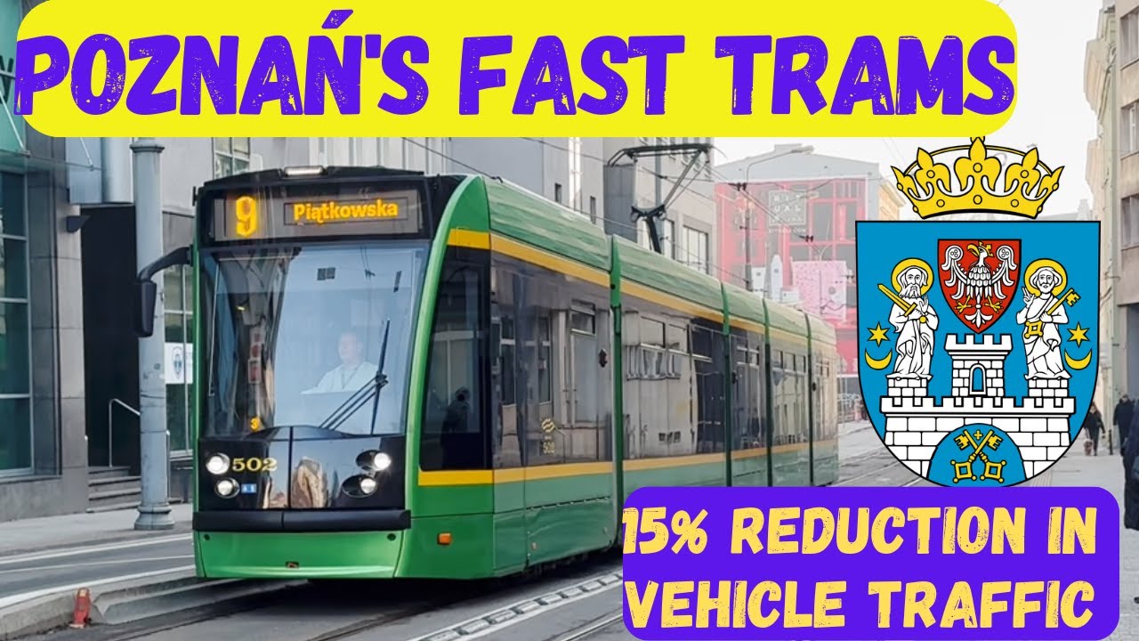 Exploring Poznań's fast tram system:  Revolutionizing urban transportation