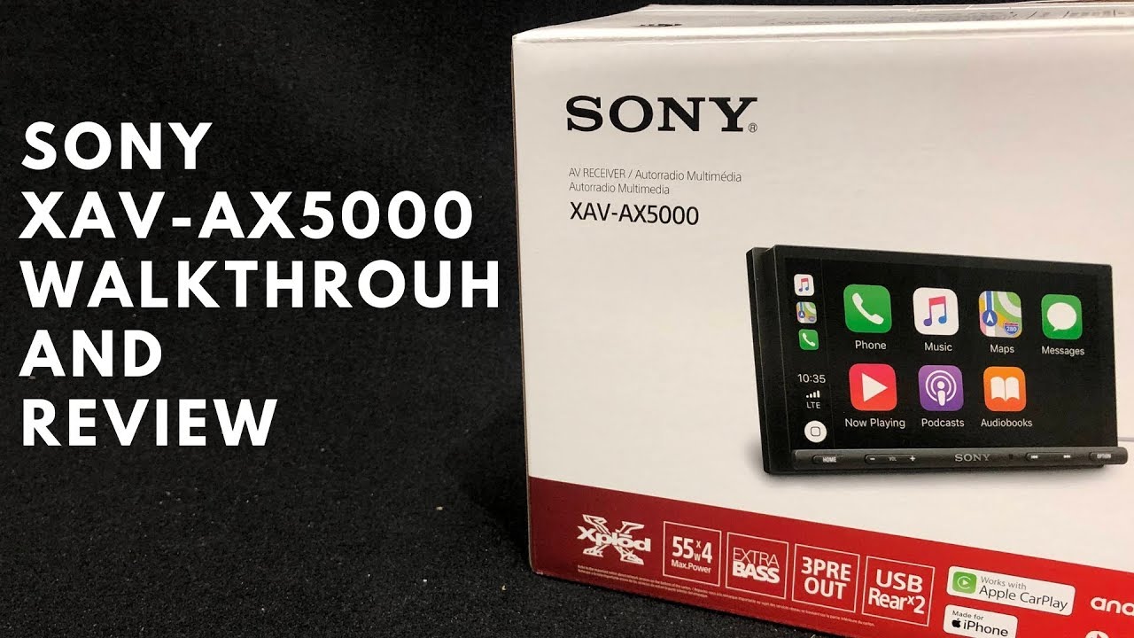 Sony XAV-AX5000 walkthrough / review