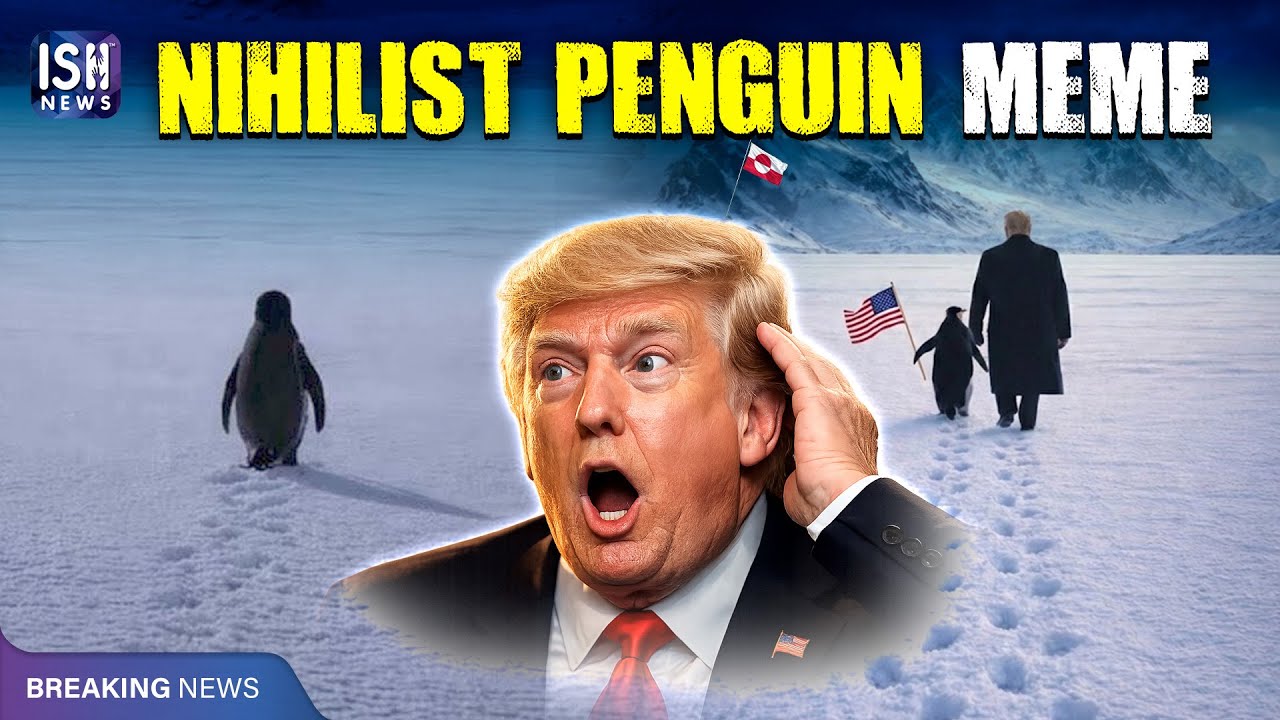Viral Nihilist Penguin Meme: Trump Reacts | ISH News