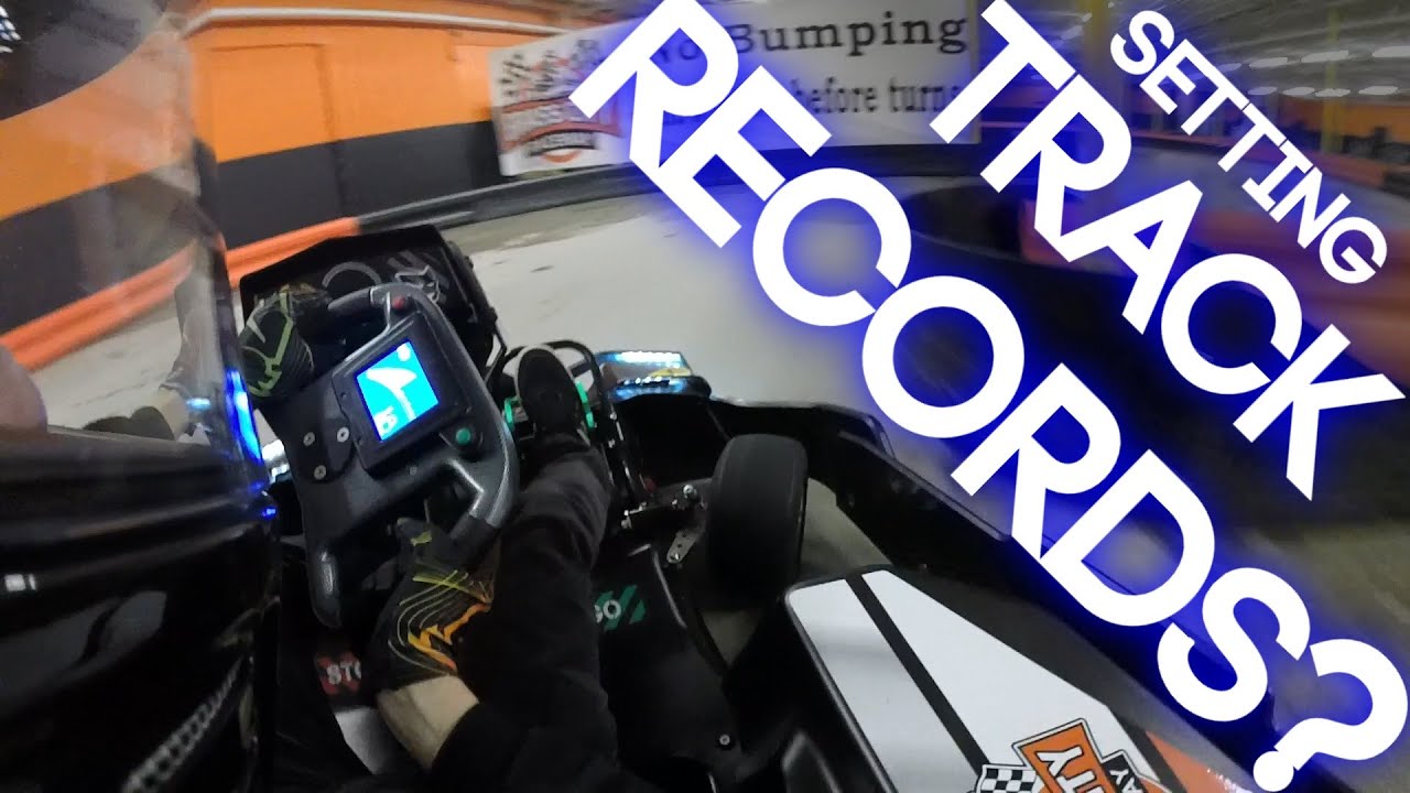 Breaking TRACK RECORDS in ELECTRIC Rental Karts! (Brass City Raceway, Waterbury CT)