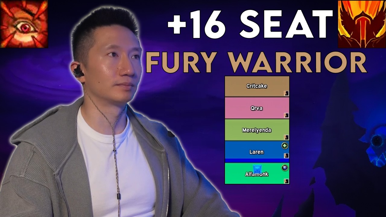 +16 Seat of the Triumvirate - Fury Warrior - Midnight M+ Season 1, Week 1