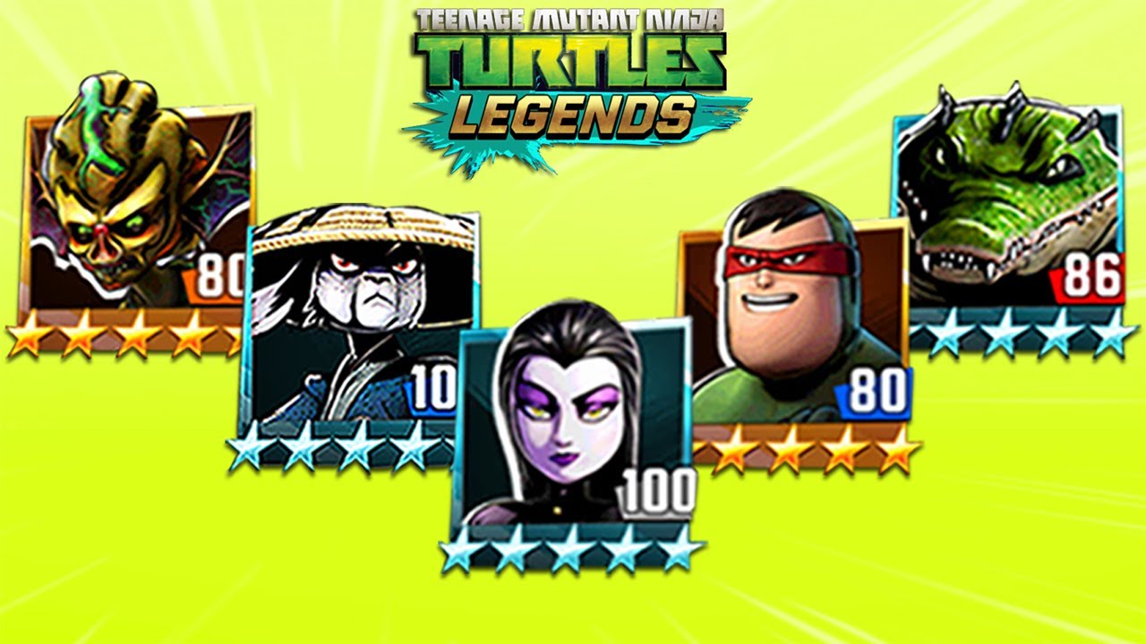 TMNT Legends Leatherhead, Pulverizer, Shinigami, Usagi Yojimbo, Kirby Bat