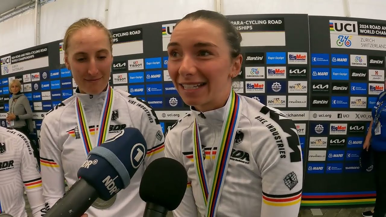 Silber im Mixed Relay: Koch, Lippert und Niedermaier nach dem Medaillen-Coup bei der WM in Zürich