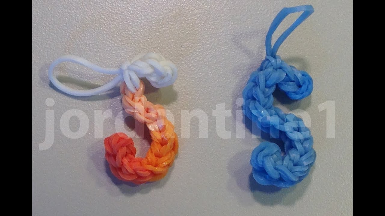 Подвеска-буква S в форме буквы алфавита от Rainbow Loom, Wonder Loom