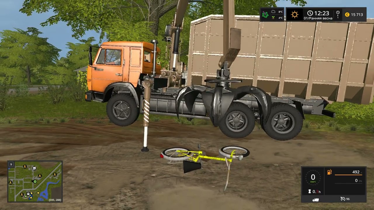 ПЕРЕВОЗИМ НА КАМАЗЕ ЛОМ | FARMING SIMULATOR 2017