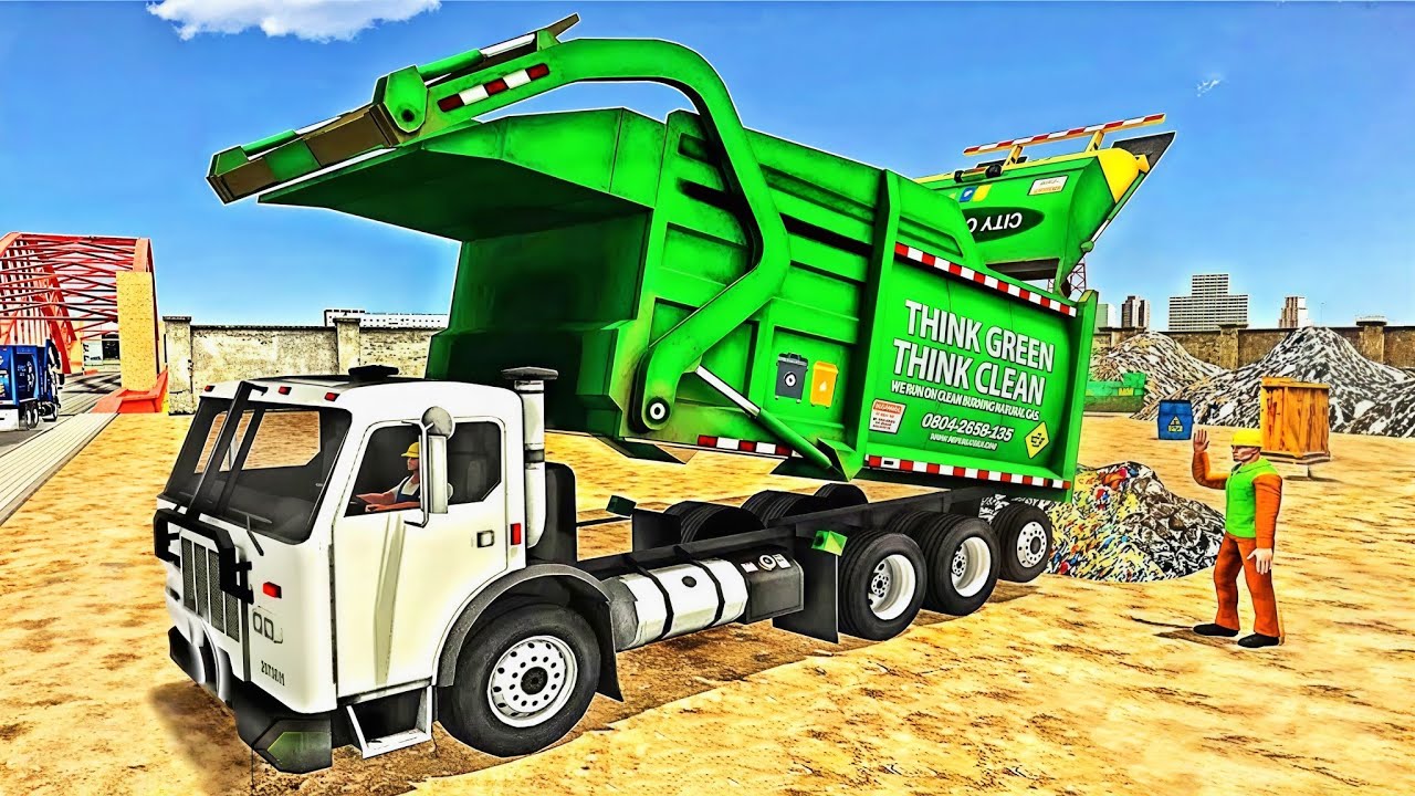 Trash Dump Truck Driver 2020 - Garbage Truck Simulator - Best Android GamePlay