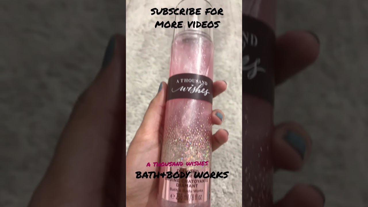 bath & body works | diamond shimmer mist | A thousand wishes