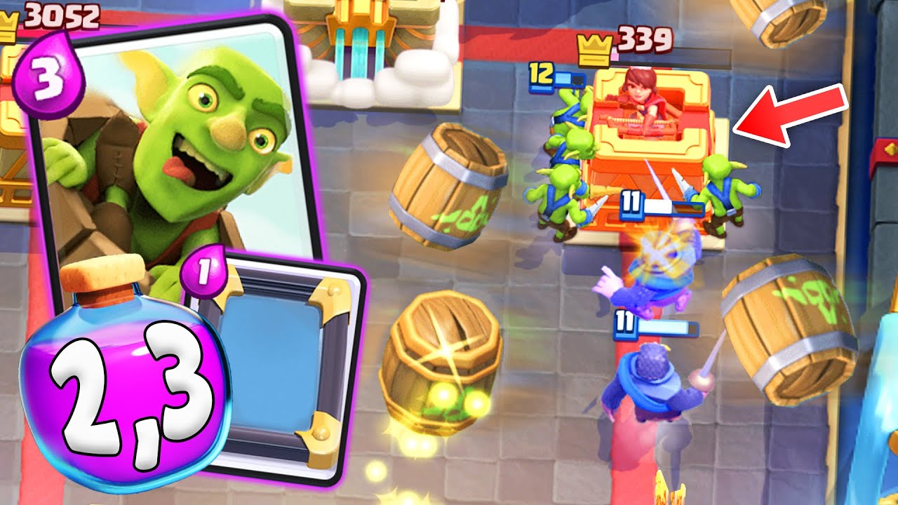 INSOLENT !! DECK DOUBLE BARIL à 2,3 ELIXIR !! Meilleur Deck Rapide Clash Royale !