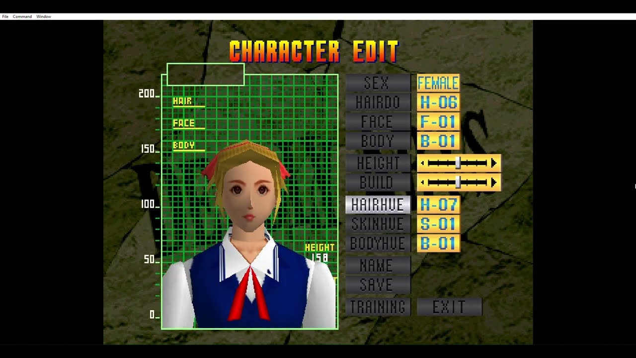 Deadly Arts N64 - All Character Creation Appearance Parts