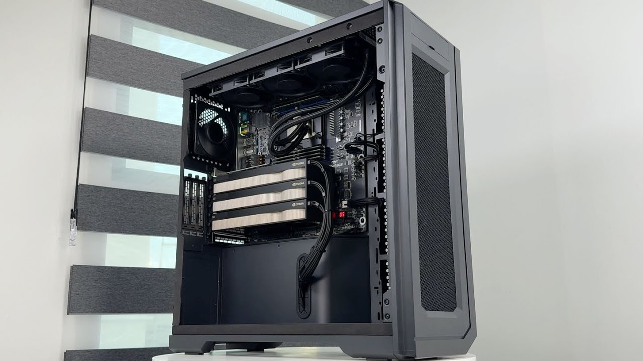 $35,000 NVIDIA RTX PRO 6000 3Way AI workstation
